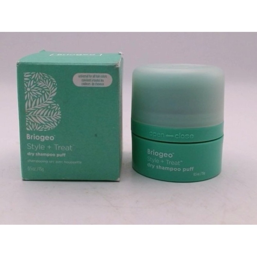Briogeo -  Style & Treat, Dry Shampoo Puff, .5 Oz, BRAND NEW IN BOX